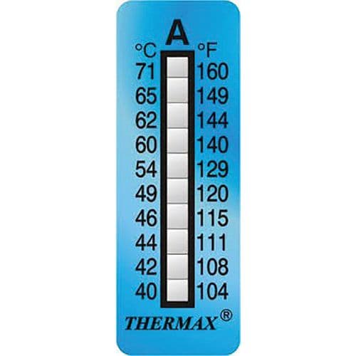 Indicador irreversible - Thermax 10 temperaturas