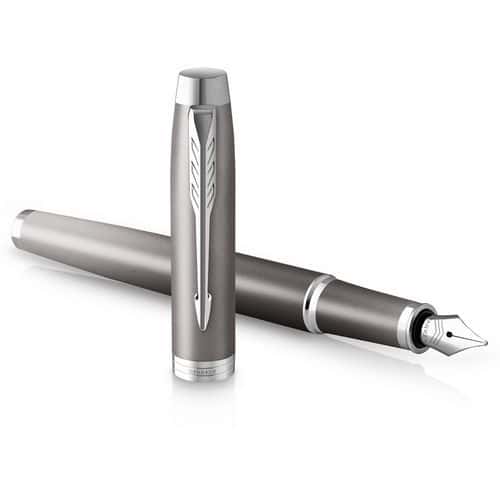 Pluma Parker IM Writing Rituals Grey GT, acabado dorado - Parker