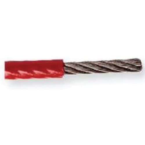 Cable de acero galvanizado y plastificado - cabezal de 25 m - Compartimento