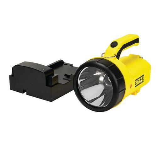 Kit de luz recargable de 5 W ATEX con base mural de carga - Velamp