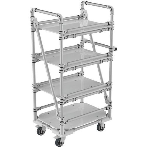 Carro modular de aluminio alto - 350 kg - Trilogiq