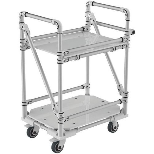 Carro modular de aluminio con topes - 350 kg - Trilogiq