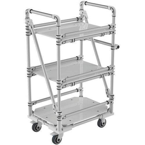 Carro modular de aluminio con topes - 350 kg - Trilogiq