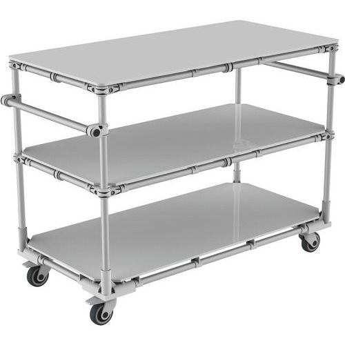 Carro auxiliar modular de aluminio - 350 kg - Trilogiq