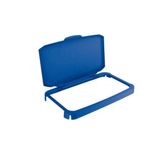 Tapa abatible azul Durabin® 60L - Durable