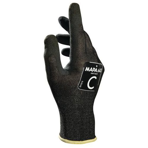 Guantes de protección anticorte nivel C KryTech 643 - Mapa Profesional