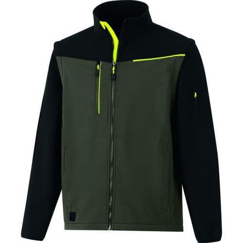 Chaqueta Softshell 2 en 1 - SOCCIA kaki/negro - Delta Plus