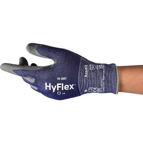 Guantes anticortes ergonómicos HyFlex® 11-561 - Ansell