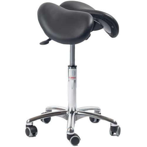 Taburete de 2 partes Echo - Piel - Alto - Global Professional Seating