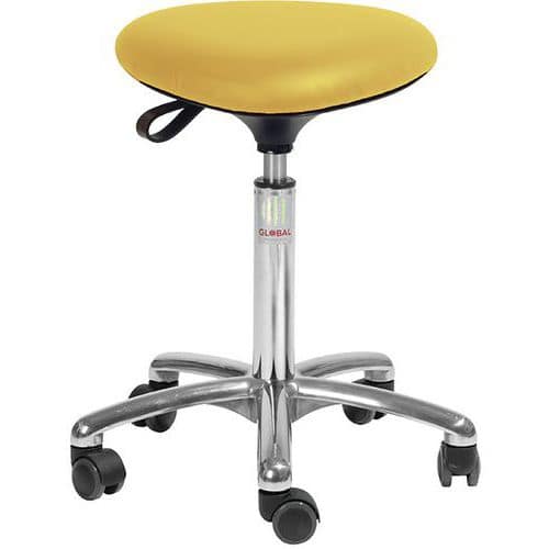 Taburete Tria - Polipiel - Bajo - Global Professional Seating