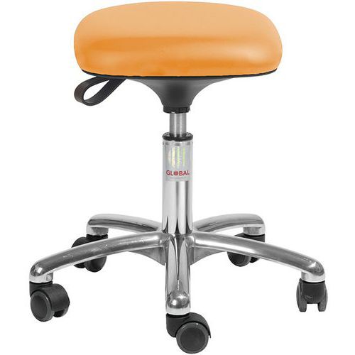 Taburete Tetra - Polipiel - Bajo - Global Professional Seating