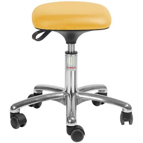 Taburete Tetra - Polipiel - Bajo - Global Professional Seating