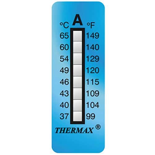 Indicadores irreversible - Thermax de 8 temperaturas