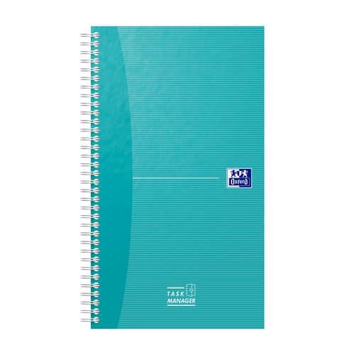 Cuaderno de tareas To Do Task Manager 230 páginas -141X246 - Aqua - Oxford