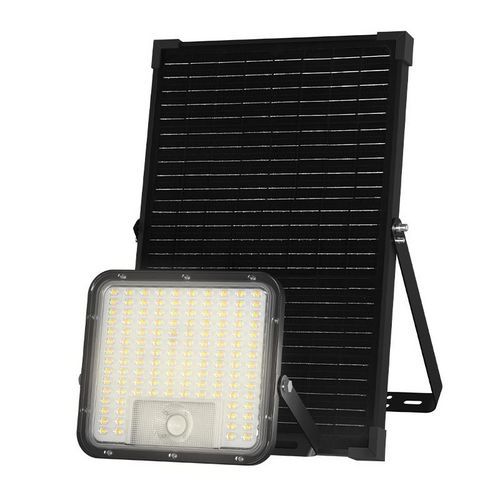 Proyector LED solar de 9600 lm con panel remoto - Velamp