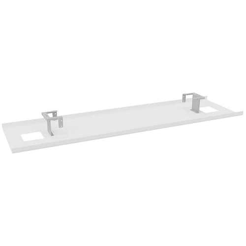 Canaleta pasacables blanca para escritorio bench X4