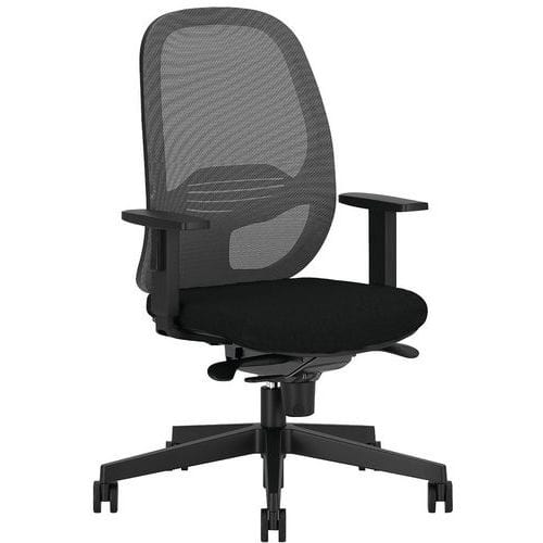 Silla de oficina ergonómica Eggy negra