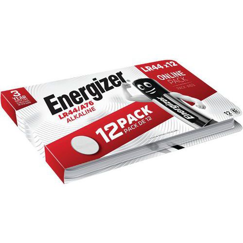 Paquete de 12 pilas alcalinas en miniatura A76 - Alcalina - Energizer