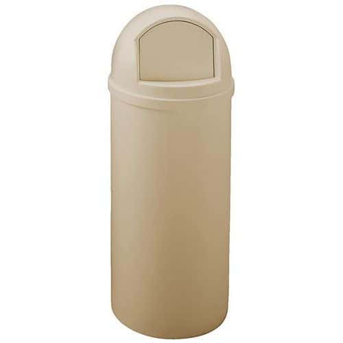 Cubo de basura Marshall Dome - 57 L - Beige - Rubbermaid