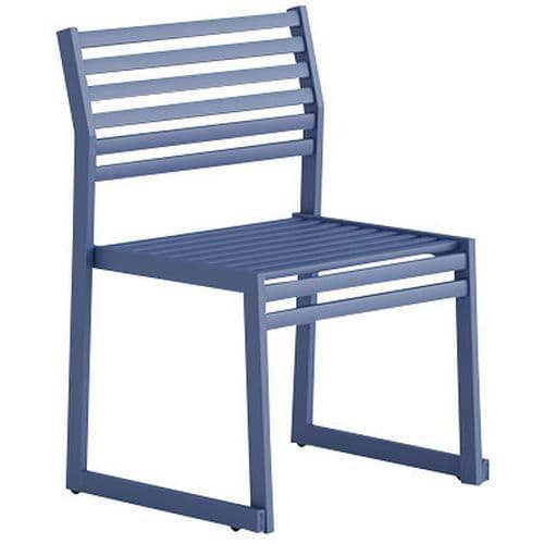 Banco con respaldo de acero galvanizado - 60 cm - Urbantime