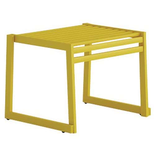 Banco sin respaldo de acero galvanizado - 60 cm - Urbantime