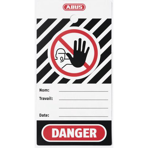 Etiqueta de seguridad - DANGER - Abus