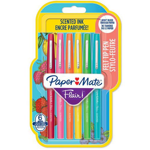 Rotulador Paper Mate Flair Scented perfumado surtido - Papermate