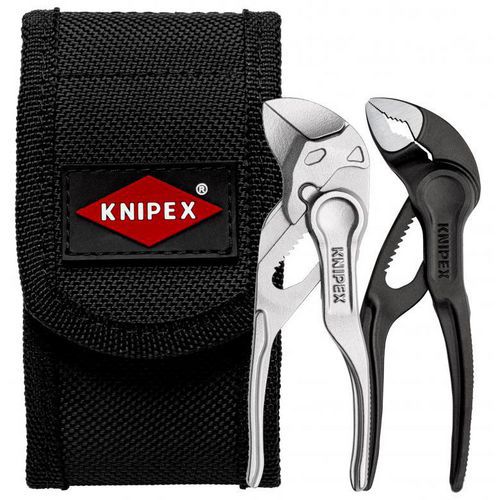 Juego de alicate Cobra XS y tenaza llave XS - Knipex