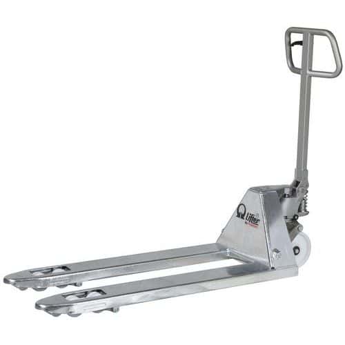 Transpaleta manual galvanizada - Capacidad 2500 kg