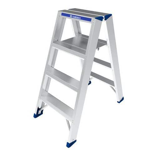 Escalerilla plegable de doble acceso - De 2 a 8 peldaños - Tubesca