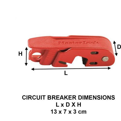 Bloqueo de disyuntor n.º 493 - Master Lock