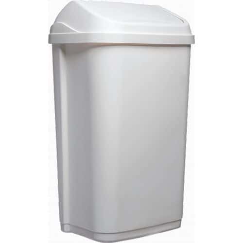 Cubo de basura sanitario con tapa basculante 25 L - Probbax