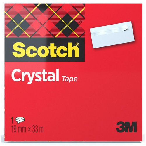 Cinta adhesiva transparente Crystal - Scotch