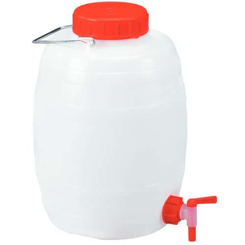 Bidon 25 litros con grifo plástico